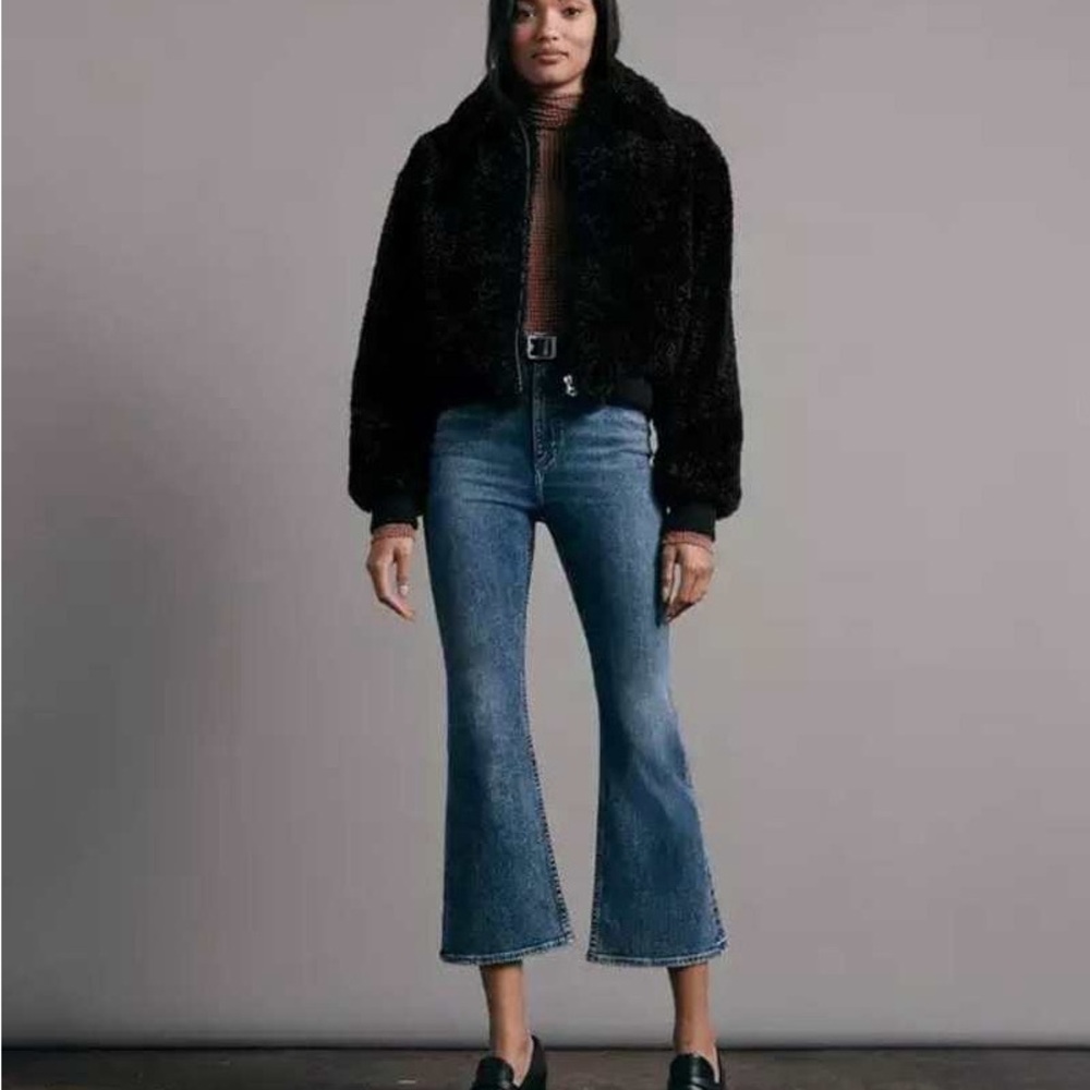 Rag & Bone Nikki Faux Fur Bomber Jacket